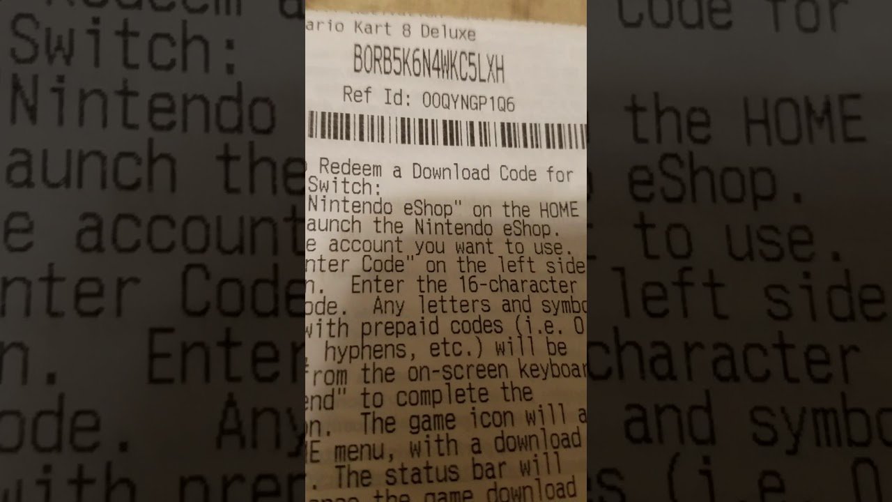 mario kart 8 deluxe digital code